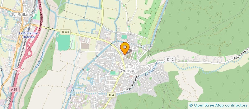 localisation de l'entreprise MADAME GERALDINE FOUQUES  ORAISON