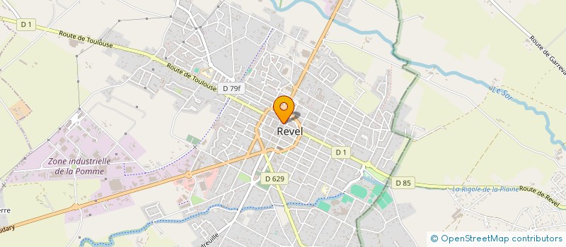 localisation de l'entreprise MADAME GERALDINE FRANCK à REVEL