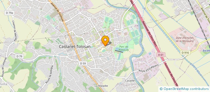 localisation de l'entreprise MADAME GERALDINE FRANZETTI à CASTANET-TOLOSAN