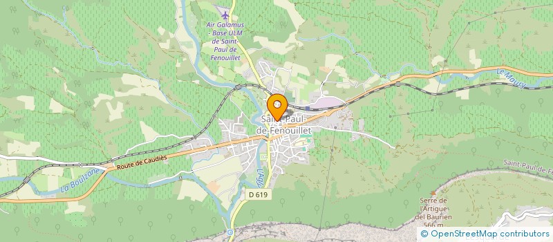 localisation de l'entreprise MADAME GERALDINE FREULON  SAINT-PAUL-DE-FENOUILLET