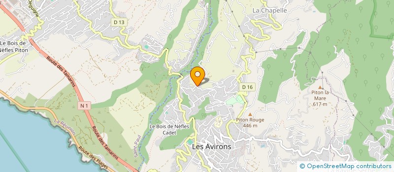 localisation de l'entreprise MADAME GERALDINE GABIN à LES AVIRONS