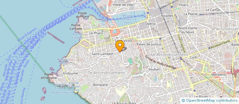 localisation de l'entreprise MADAME GERALDINE GACON  MARSEILLE