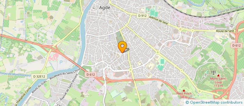 localisation de l'entreprise MADAME GERALDINE GALLE  AGDE