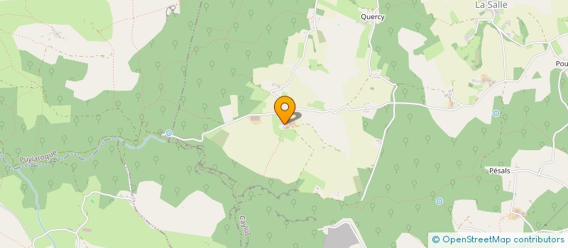 localisation de l'entreprise MADAME GERALDINE GARCIA  CAYLUS