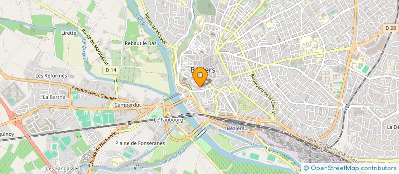 localisation de l'entreprise MADAME GERALDINE GARCON à BEZIERS