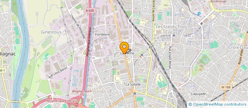 localisation de l'entreprise MADAME GERALDINE GAUBERT  TOULOUSE