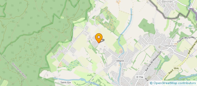 localisation de l'entreprise MADAME GERALDINE GAUDIER  DIVONNE-LES-BAINS