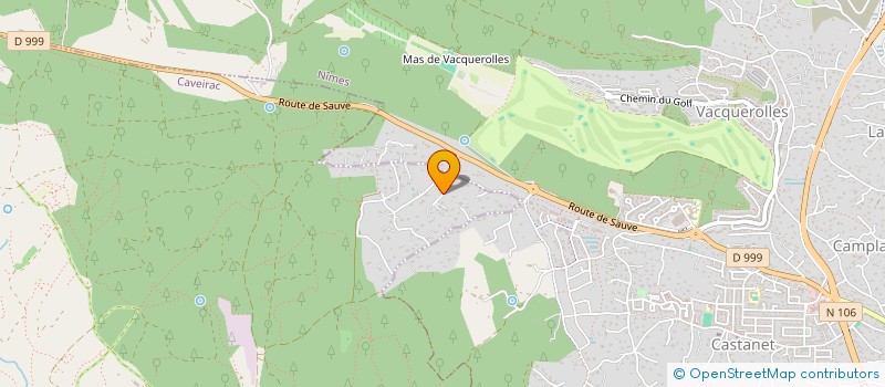 localisation de l'entreprise MADAME GERALDINE GENDAUD  CAVEIRAC