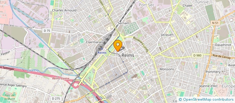 localisation de l'entreprise MADAME GERALDINE GIRARDOT  REIMS