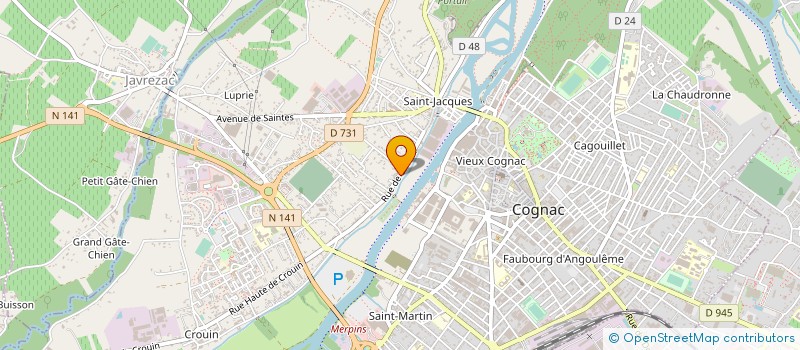 localisation de l'entreprise MADAME GERALDINE GODQUIN  LEZAY