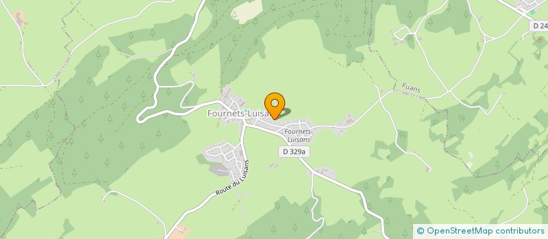 localisation de l'entreprise MADAME GERALDINE GOGUEY  GUYANS-VENNES