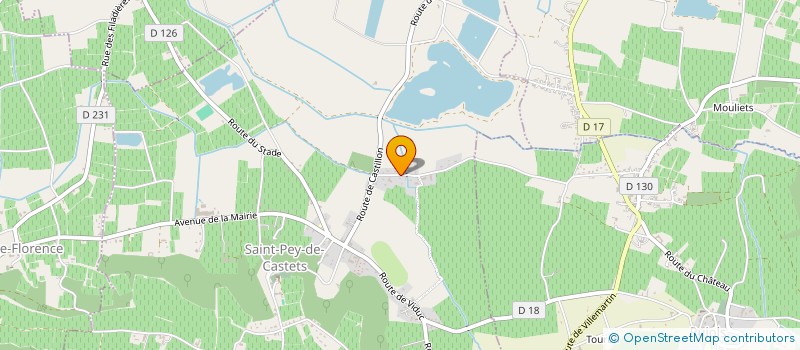 localisation de l'entreprise MADAME GERALDINE GOIBURO  SAINT-PEY-DE-CASTETS