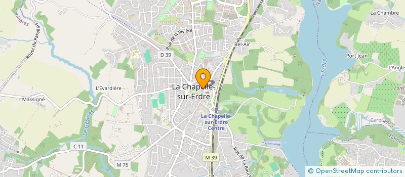localisation de l'entreprise MADAME GERALDINE GOULET à LA CHAPELLE-SUR-ERDRE