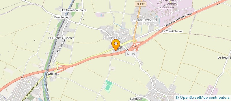 localisation de l'entreprise MADAME GERALDINE GOUPILLE  SAINTE-SOULLE