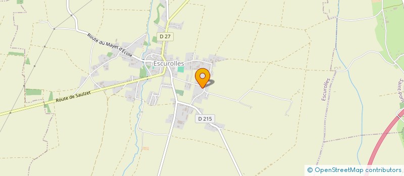 localisation de l'entreprise MADAME GERALDINE GOUTHEROT  ESCUROLLES