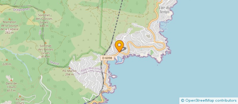 localisation de l'entreprise MADAME GERALDINE GRAMARD  THEOULE-SUR-MER