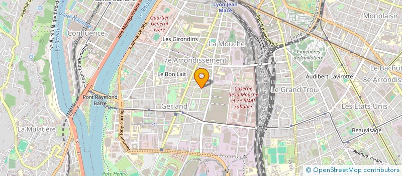 localisation de l'entreprise MADAME GERALDINE GRAMMON  LYON