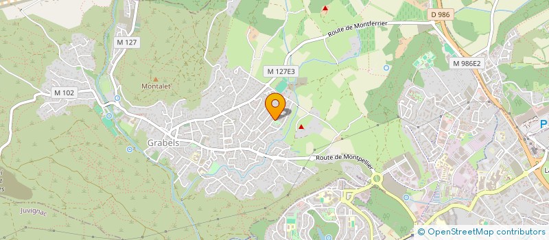 localisation de l'entreprise MADAME GERALDINE GRANAT  GRABELS