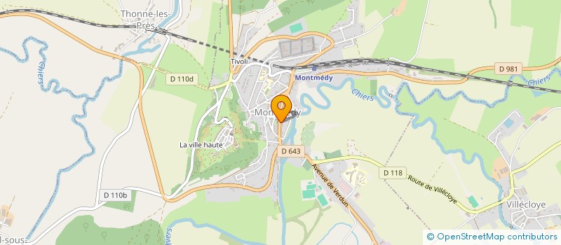localisation de l'entreprise MADAME GERALDINE GRANDPIERRE à MONTMEDY