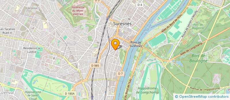 localisation de l'entreprise MADAME GERALDINE GRINDA à SURESNES