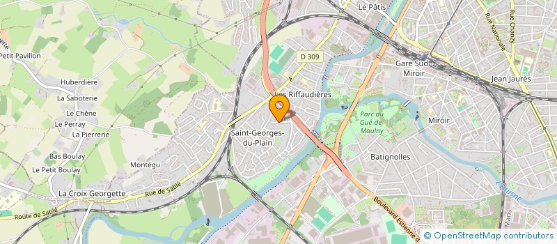 localisation de l'entreprise MADAME GERALDINE GROSBOIS à LE MANS