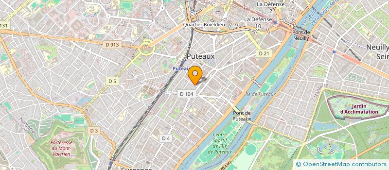 localisation de l'entreprise MADAME GERALDINE GRUMMER  PUTEAUX