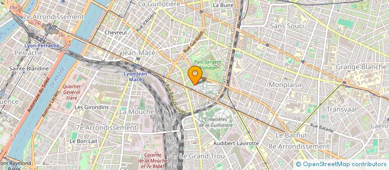 localisation de l'entreprise MADAME GERALDINE GUERIN  LYON