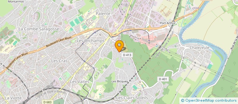 localisation de l'entreprise MADAME GERALDINE GUICHON à BESANCON
