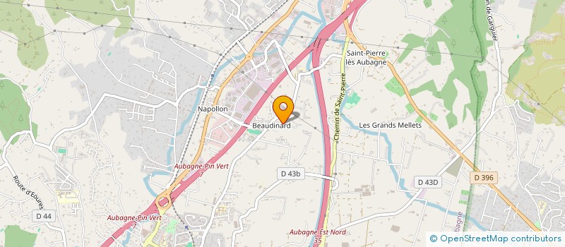 localisation de l'entreprise MADAME GERALDINE GUIGANTON à AUBAGNE