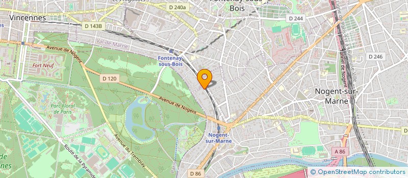 localisation de l'entreprise MADAME GERALDINE GUILLAUME  NOGENT-SUR-MARNE