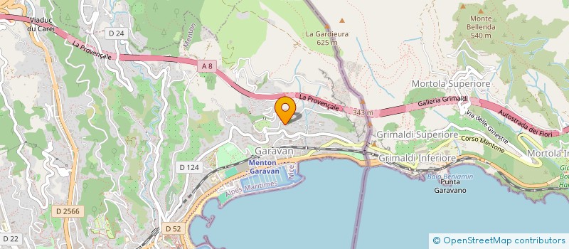 localisation de l'entreprise MADAME GERALDINE GUILLEMOT  MENTON