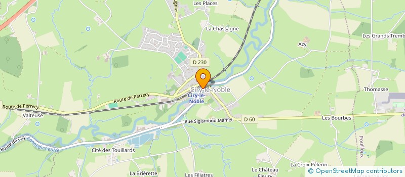 localisation de l'entreprise MADAME GERALDINE GUILLON  CIRY-LE-NOBLE