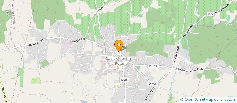 localisation de l'entreprise MADAME GERALDINE GUIN à SAINT-QUENTIN-LA-POTERIE