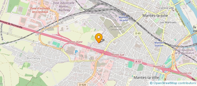 localisation de l'entreprise MADAME GERALDINE GUIYOULE  MANTES-LA-VILLE