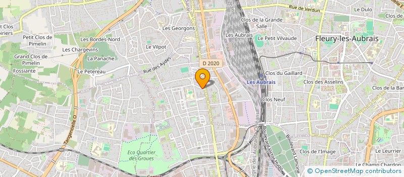 localisation de l'entreprise MADAME GERALDINE GUY à ORLEANS