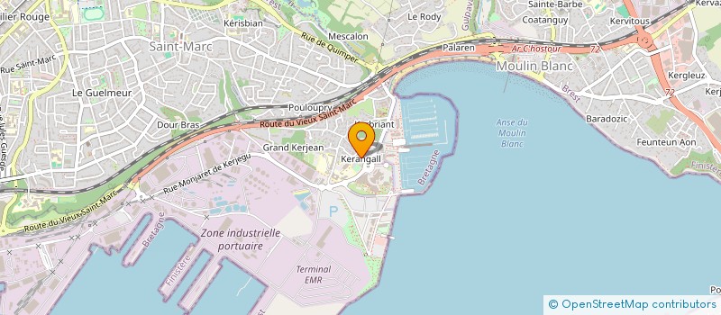 localisation de l'entreprise MADAME GERALDINE HAMON à BREST