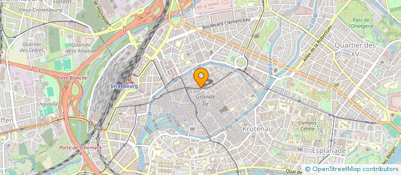localisation de l'entreprise MADAME GERALDINE HARTMANN  STRASBOURG