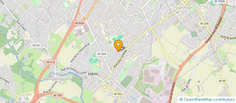 localisation de l'entreprise MADAME GERALDINE HOUQUE  HEM