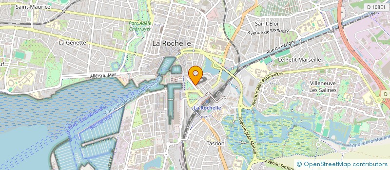 localisation de l'entreprise MADAME GERALDINE HUMBERT  LA ROCHELLE