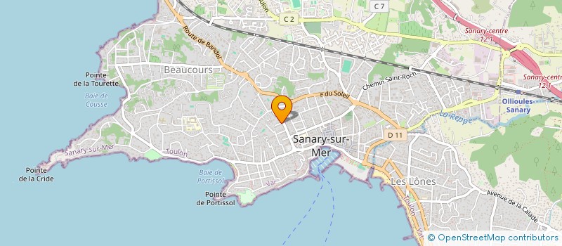 localisation de l'entreprise MADAME GERALDINE HUSSON à SANARY-SUR-MER