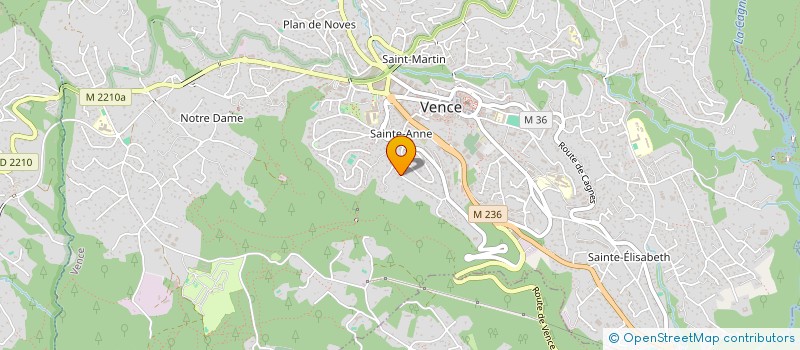 localisation de l'entreprise MADAME GERALDINE ICHARD à VENCE