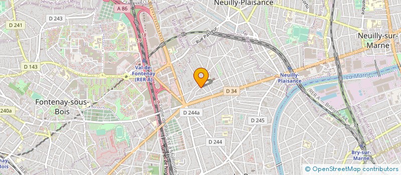 localisation de l'entreprise MADAME GERALDINE JABOT  LE PERREUX-SUR-MARNE