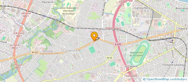 localisation de l'entreprise MADAME GERALDINE JOURDAN à TOULOUSE