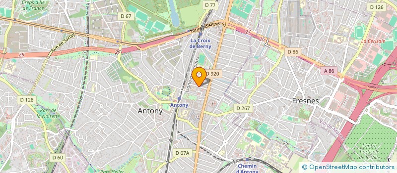 localisation de l'entreprise MADAME GERALDINE JULOU à ANTONY