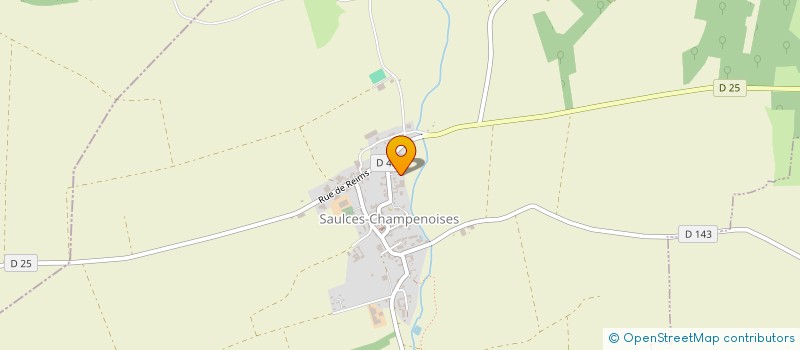 localisation de l'entreprise MADAME GERALDINE KAMANN  SAULCES-CHAMPENOISES