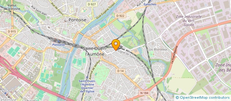 localisation de l'entreprise MADAME GERALDINE KLEIN à SAINT-OUEN-L'AUMONE