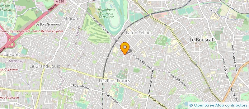 localisation de l'entreprise MADAME GERALDINE LABORDE  BORDEAUX