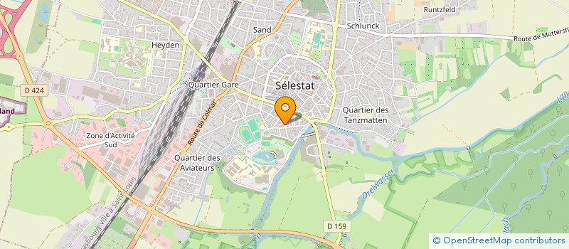 localisation de l'entreprise MADAME GERALDINE LACROIX à SELESTAT