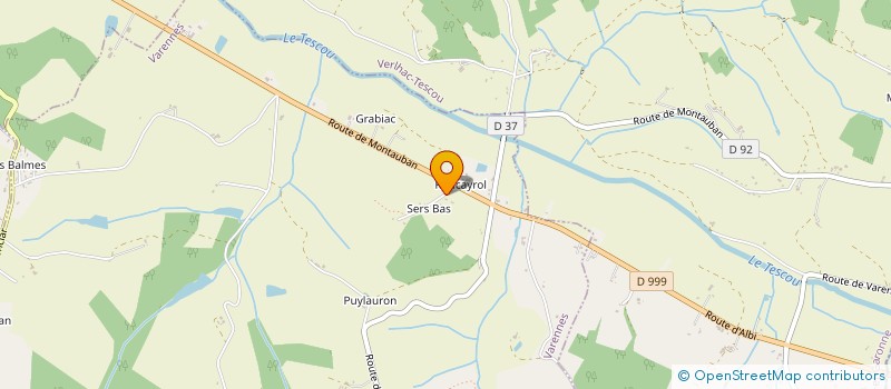 localisation de l'entreprise MADAME GERALDINE LAFFONT  VARENNES