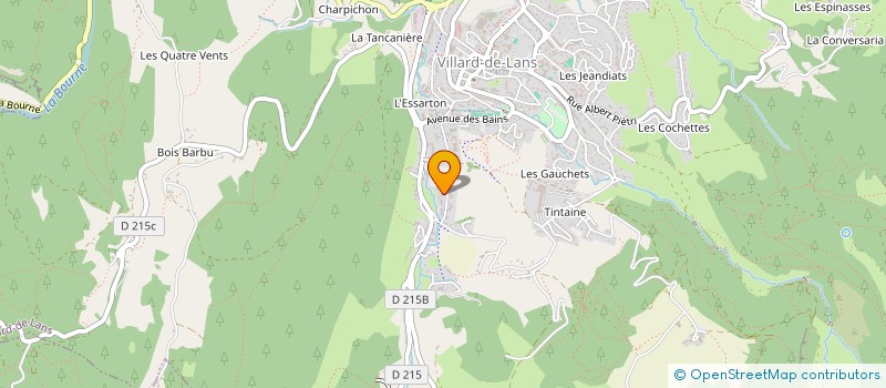 localisation de l'entreprise MADAME GERALDINE LAINE à VILLARD-DE-LANS